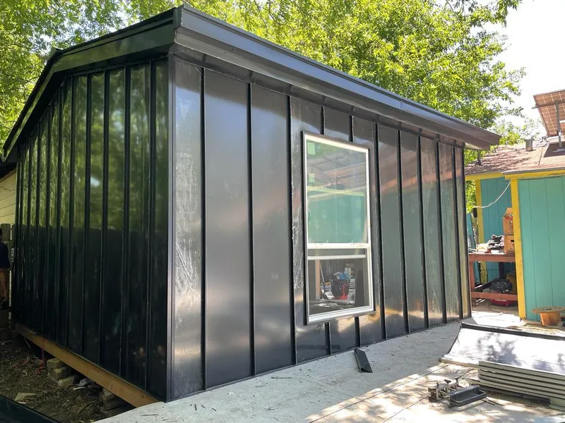 Black standing seam metal wall panels for Metal Roof Installation in Riverdale Park